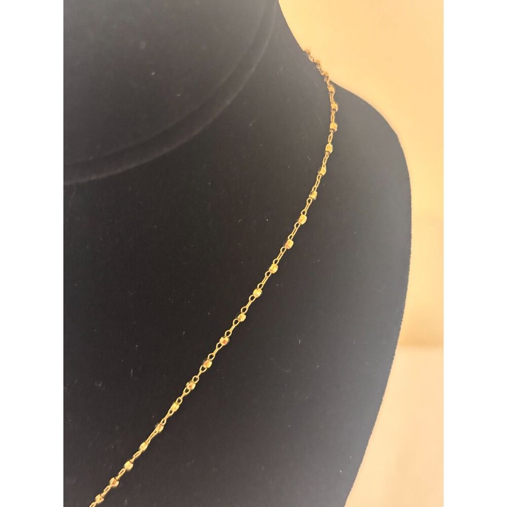 Gold Tone Open Clover Pendant Necklace with sparkling pave crystal accents